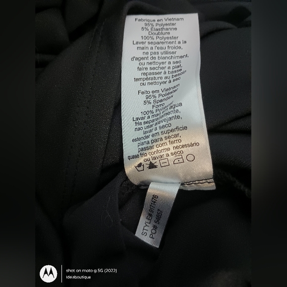 SLNY Fashions Sleeveless Beed Embellished Chiffon Overlay Cape Dress - Picture 10 of 16